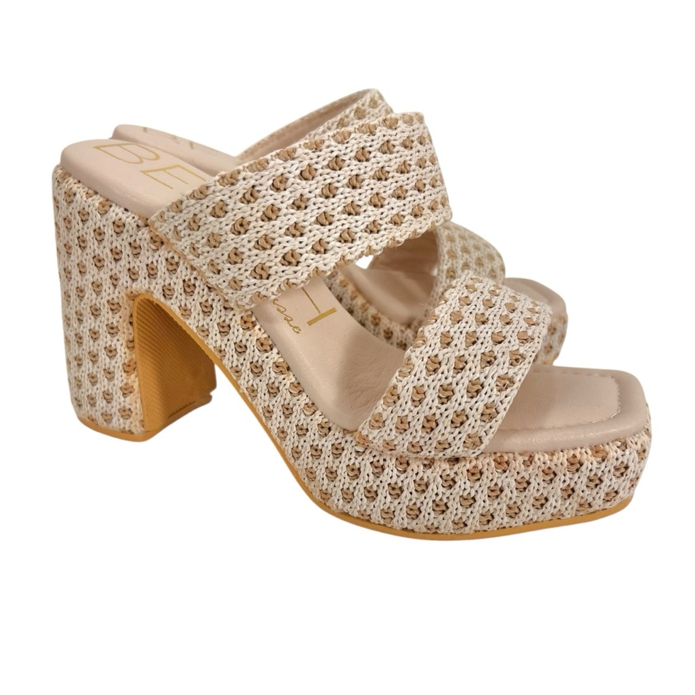 Matisse Cream Platform Sandals